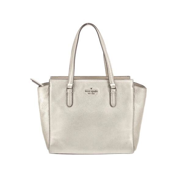 Kate Spade Metallic Jackson Leather Medium Satchel Crossbody Bag - Picture 1 of 16